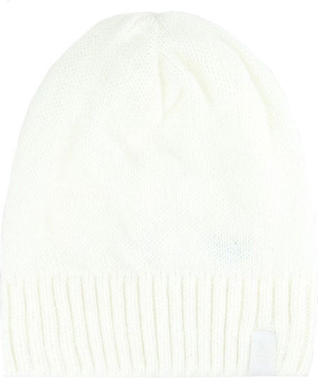 Beanie Beanie Knitted in White color