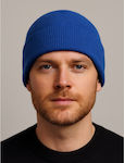 Stamion Beanie Unisex Beanie Knitted in Blue color