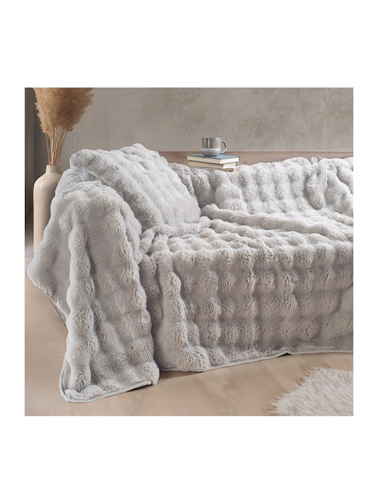 Rythmos Pătură Blănoasă Pentru Canapea 130x180c...