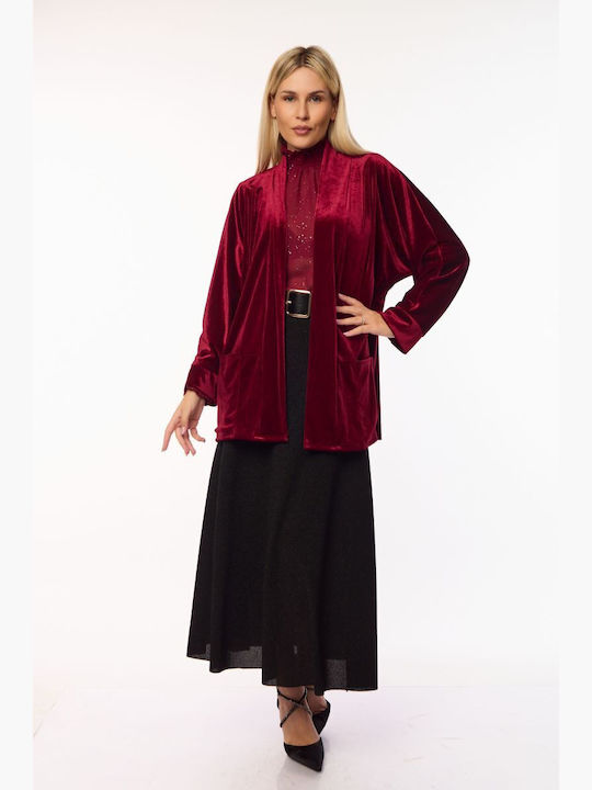 Women's Cardigan Bordeaux