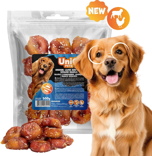 Uniq Dog Treat Diet with Chicken, Lamb and Potatoes 4cm 500gr