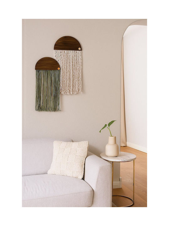 Macrame Hanging Wall Decor Handmade from Fabric