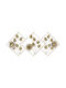 Keskor Wall Decor Gold Made of Metallic 123x5x56cm