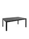 Tisch Speisesaal Ausziehbar Aluminium Gray 240x95x75cm