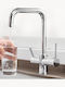 Bonken Kitchen Faucet Counter Silver