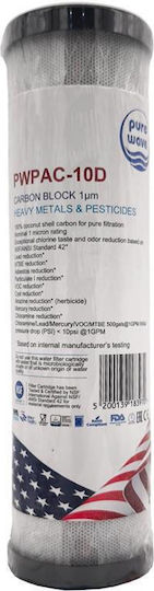 Water Filter Replacement for Faucet made of Activated Carbon 1 μm