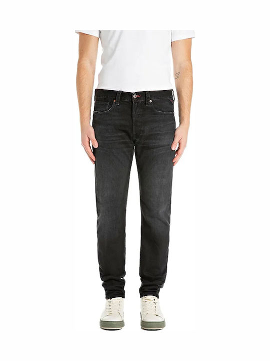 Replay Pantaloni Blugi pentru Bărbați Slim Fit Black Replay Pantaloni Blugi pentru Bărbați Slim Fit Black