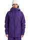 Burton 304111049C Ανδρικό Μπουφάν Gore-Tex για Σκι & Snowboard Μωβ
