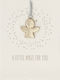 Raeder Mini Karte Metallisch Ornament Engel