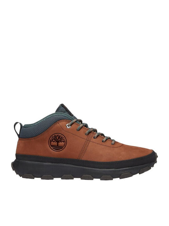 Winsor Trail Mid Lace Leather Brown Men's Boots