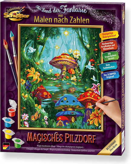 Schipper Painting by Numbers Magic Mushroom Village #609240867
