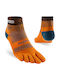 Injinji Trail Midweight Mini-crew Running Socks Orange 1 Pair