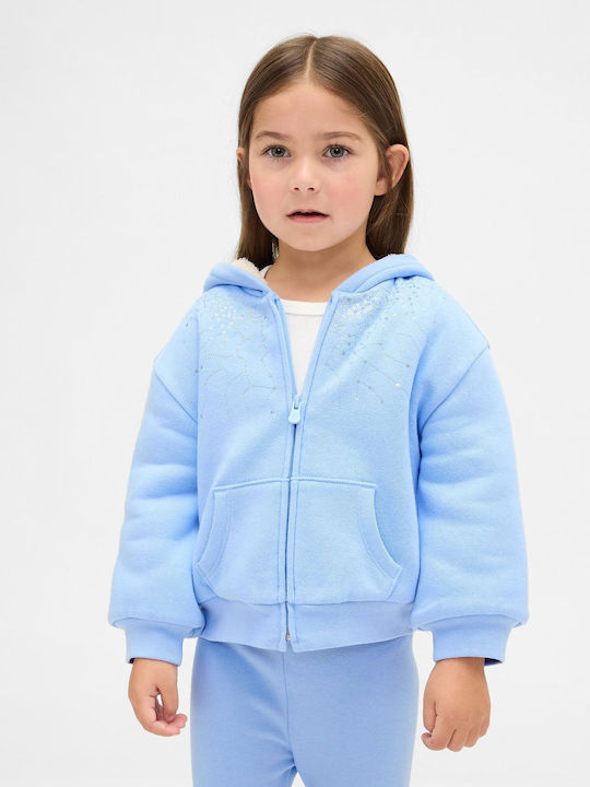 GAP Fleece Επένδυση Παιδική Φούτερ Ζακέτα με Κο...