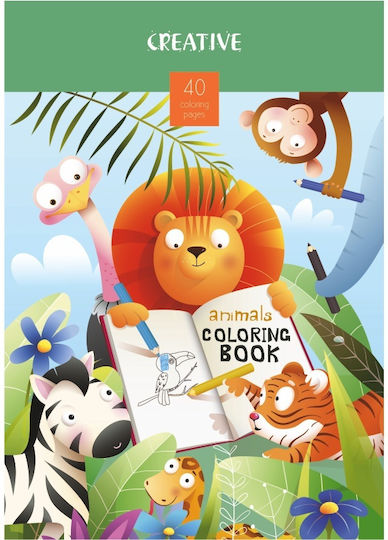 Книжки за оцветяване Creative Kids Книга за оцветяване 40 Листа
