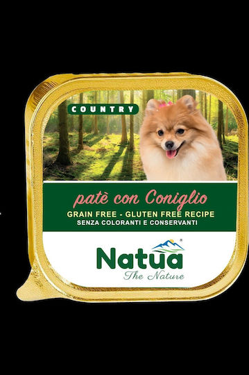 Natua Υγρή Τροφή για Γάτες σε Ταψάκι με Κουνέλι χωρίς Σιτηρά 100gr