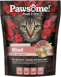 Pawsome Възрастни Стерилизирани Пресно И Сухо Говеждо 750гр