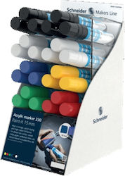 Βιτρινα Μαρκαδοροι Schneider Paint-it 330 Stand 24τεμ