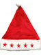 Christmas Fur Cap Red 42cm 1 Piece