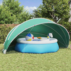 vidaXL Prelată Piscină cu Lățime 250 cm Verde