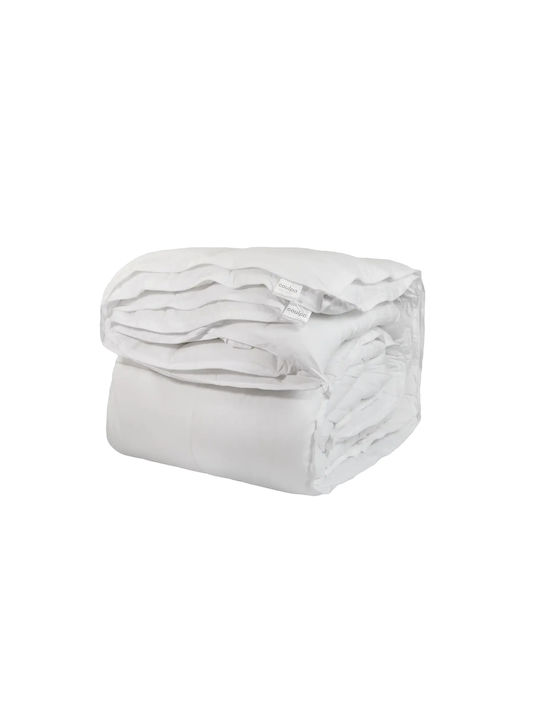 Mattex Пухено Куинсайз с Пълнеж Microfiber 240x260бр Бял