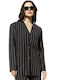 Aggel Γυναικείο Σακάκι Μαύρο