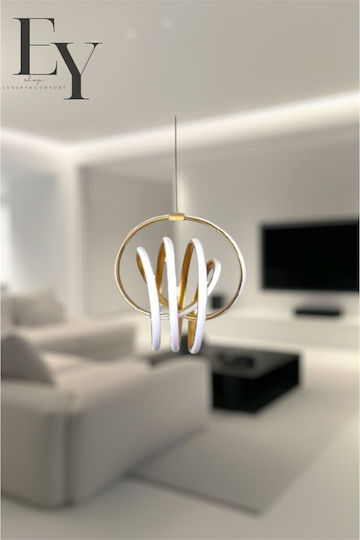 Epiplo-Fos Pendant Light Gold 32x32x80cm