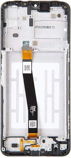 Οθόνη με Μηχανισμό Αφής και Πλαίσιο για Galaxy A22 5G (Μαύρο)