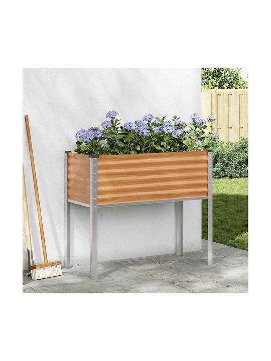 vidaXL Topf Metallisch Open Café 100.5x40.5x90cm.