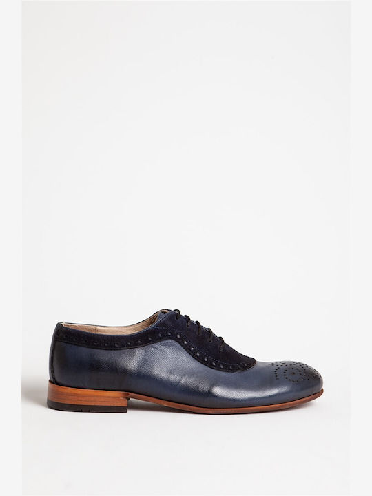 Wildleder Herren Freizeitschuhe Blau