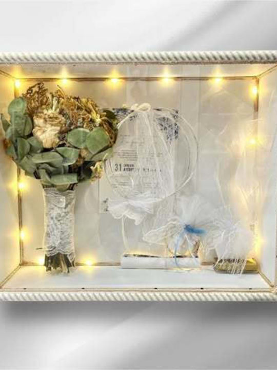 Plexouda Hochzeitskronen-Hülle Rechteck Hölzern...