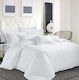 Mattex Ξενοδοχειακο Σεντονι Λευκο Ερατω 160x270cm 100% Βαμβακι Πενιε Percale Tc220