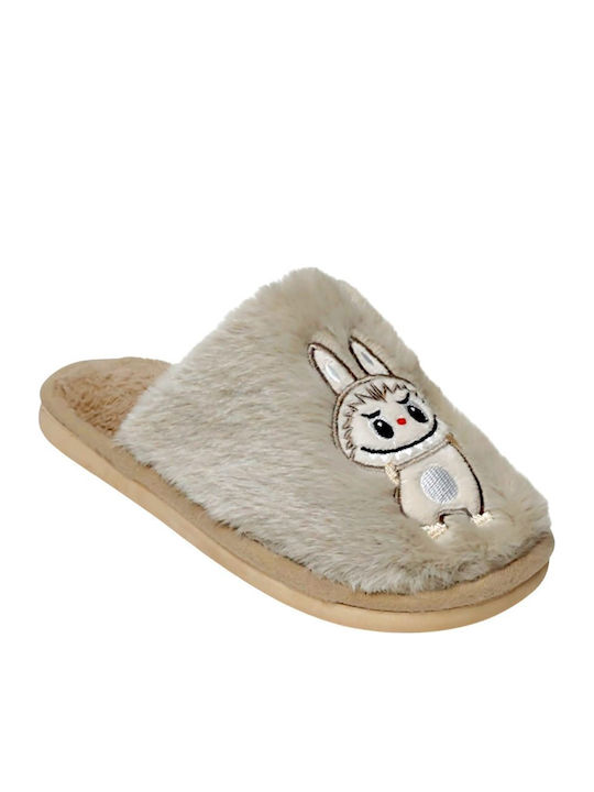 Comfy Anatomic Winter Women's Slippers Beige
