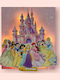 3D Princesses Disney Wall Light Frame