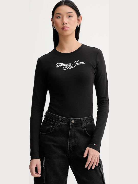 Tommy Hilfiger Μπλούζα Μαύρη