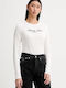 Women's Summer Blouse Cotton Long Sleeve Ecru