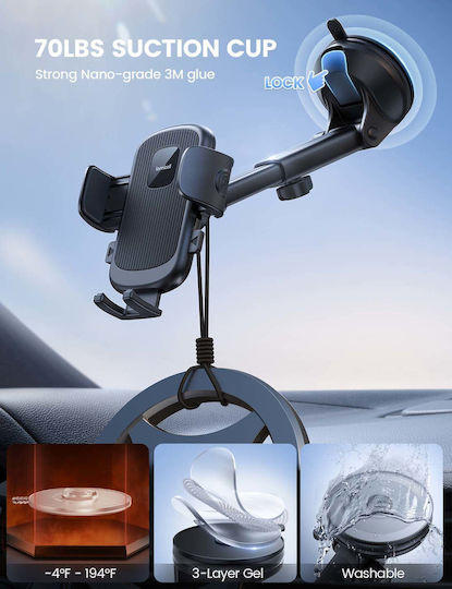 Lamicall Car Mobile Mount Black Lamicall Car Mobile Mount Black