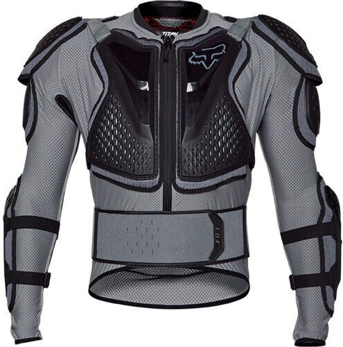 Fox Titan Sport Προστατευτικό Τζάκετ Motocross Γκρι Χρώμα
