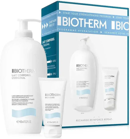 Biotherm Lait Corporel Σετ Περιποίησης για Ενυδάτωση 2τμχ