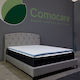 Como felt & wadding producers Ανώστρωμα Cool Gel King Size Foam με Αποσπώμενο Κάλυμμα 180x200x4εκ.