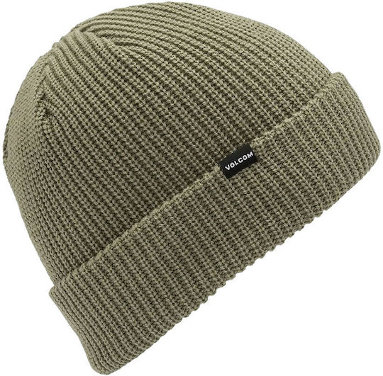 Beanie Masculin Căciulă Tricotat în culoarea Kaki