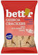 Bettr Crackers ecologici cu cu 60% Cacao și Sare 100gr