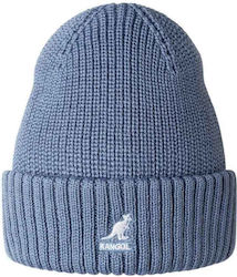 Kangol Beanie Unisex Căciulă cu Tricotaj Rib în culoarea Albastru