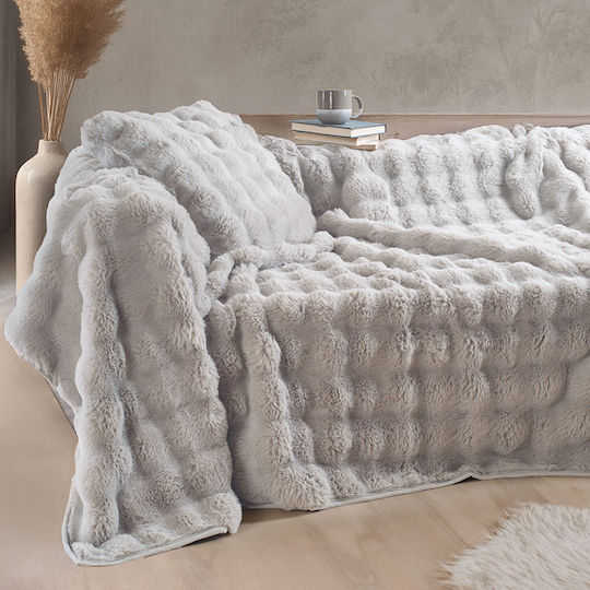 Rythmos Husă Decorativă de Crăciun pentru Pernă Rabbit Gri 50x50buc