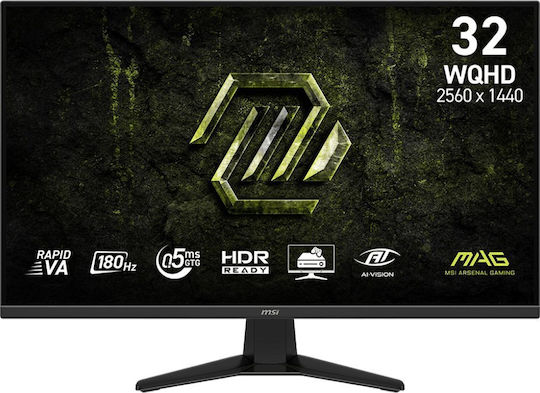 MSI MAG 325QF E18V VA HDR Gaming Monitor 32" QHD 2560x1440 180Hz με Χρόνο Απόκρισης 0.5ms GTG