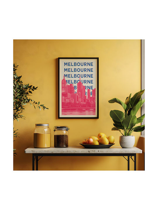 Poster Melbourne Pop Art Pst25511 30cm X 40cm W...