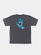Παιδικό T-shirt Charcoal Stranger Things Screaming Lights
