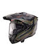 Caberg Tanami Ranger Black/Military Green/Orange Motorcycle Helmet On-Off ECE 22.06 1580gr with Pinlock and Sun Visor