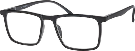 Brilo Men's Reading Glasses +2.50 in Black color BR130BLACK2.50