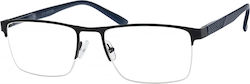 Brilo Herren Lesebrille +1.00 in Schwarz Farbe ...