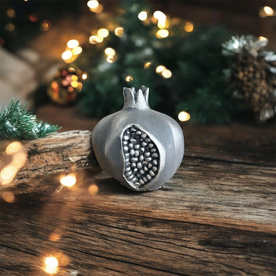 Glücksbringer Granatapfel Gray Keramik 1Stück